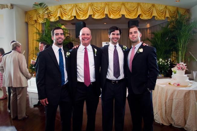 T.J. Callahan at his Sister Paige Taney's Wedding
